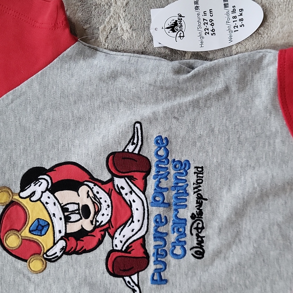 Disney Red and Gray Kids One Piece - Picture 2 of 2